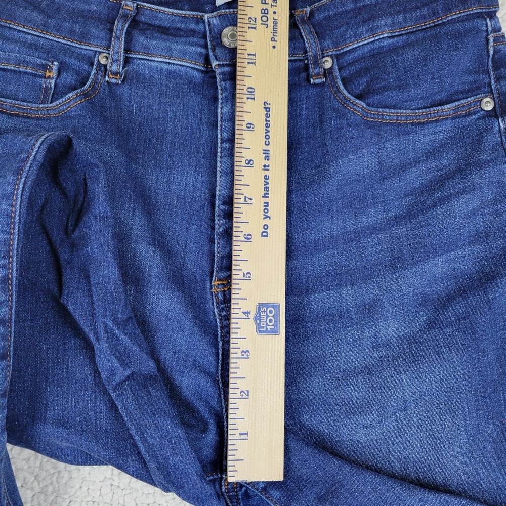 Loft Jeans Slim Flare High Rise Women’s Size 10 Medium Wash Stretch - Picture 10 of 14